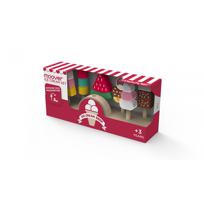 Stand din lemn cu inghetata - gama LINE - Moover Toys Stand din lemn cu inghetata - gama LINE - Moover Toys