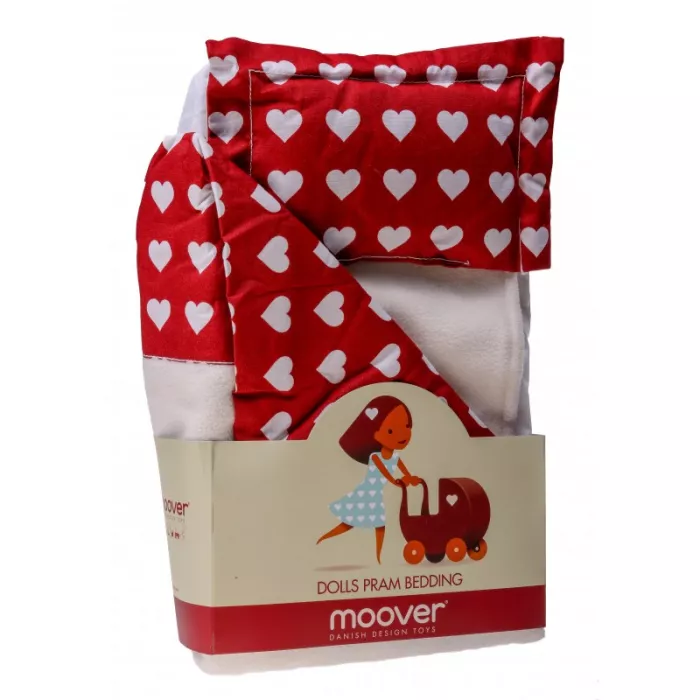 Lenjerie pentru caruciorul de papusi - Rosie - Moover Toys