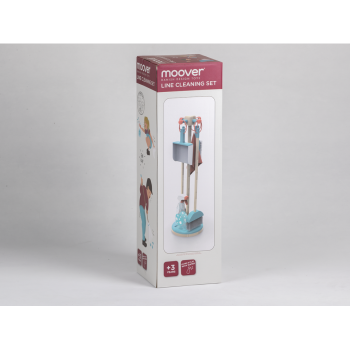 Set din lemn pentru curatenie - gama LINE - Moover Toys Set din lemn pentru curatenie - gama LINE - Moover Toys