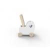 Carucior din lemn pentru papusi - alb - gama ESSENTIALS - Moover Toys Carucior din lemn pentru papusi - alb - gama ESSENTIALS - Moover Toys