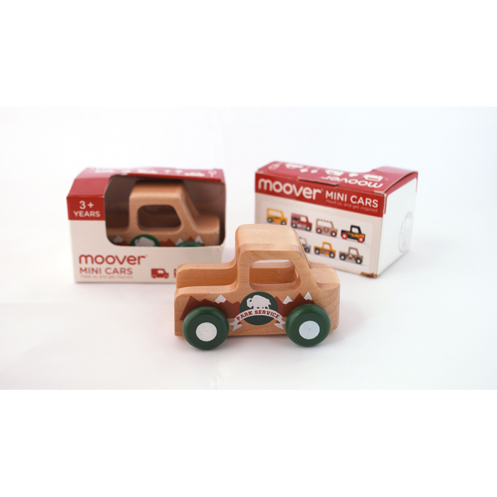 Masinuta din lemn - masina de padurar - Moover Toys Masinuta din lemn - masina de padurar - Moover Toys