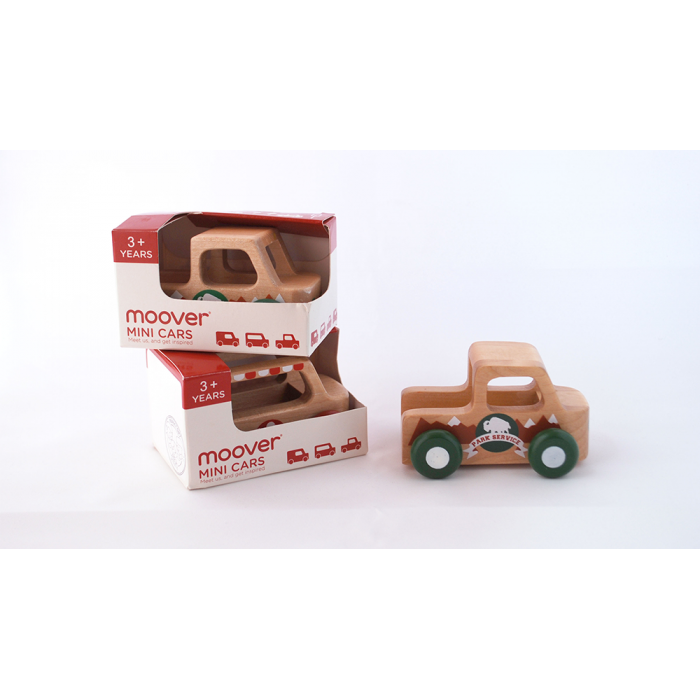 Masinuta din lemn - masina de padurar - Moover Toys Masinuta din lemn - masina de padurar - Moover Toys