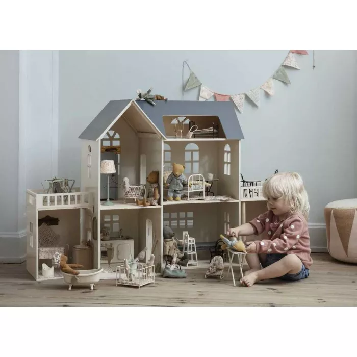 Accesorii pentru casuta de papusi - Olita din lemn pentru bebelusi - OFF WHITE - Maileg