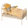 Accesorii pentru casuta de papusi - Pat metalic vintage  Teddy Jr - Maileg