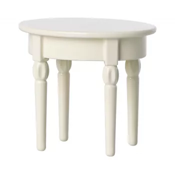 Accesorii pentru casuta de papusi - Masuta metalica alba - Maileg