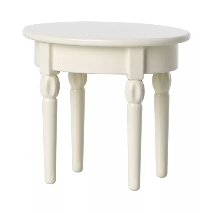 Accesorii pentru casuta de papusi - Masuta metalica alba - Maileg