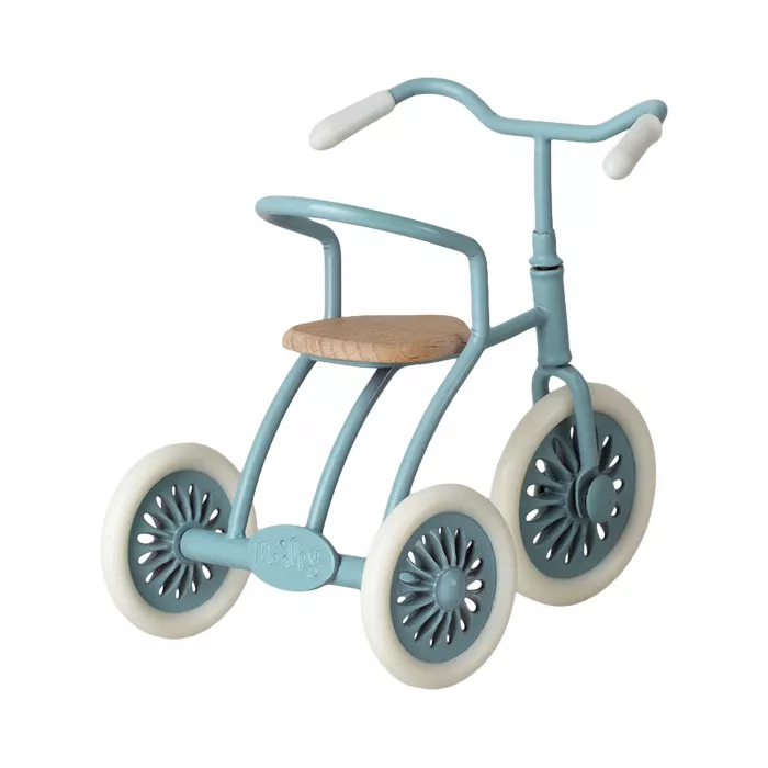 Accesorii pentru casuta de papusi - Tricicleta cu garaj - Petrol blue - Maileg