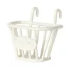 Accesorii pentru casuta de papusi - Cos pentru tricicleta - Alb - Maileg