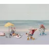 Accesorii pentru casuta de papusi - Cos pentru tricicleta - Alb - Maileg