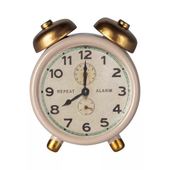 Accesorii pentru casuta de papusi - Ceas cu alarma - Powder - Maileg