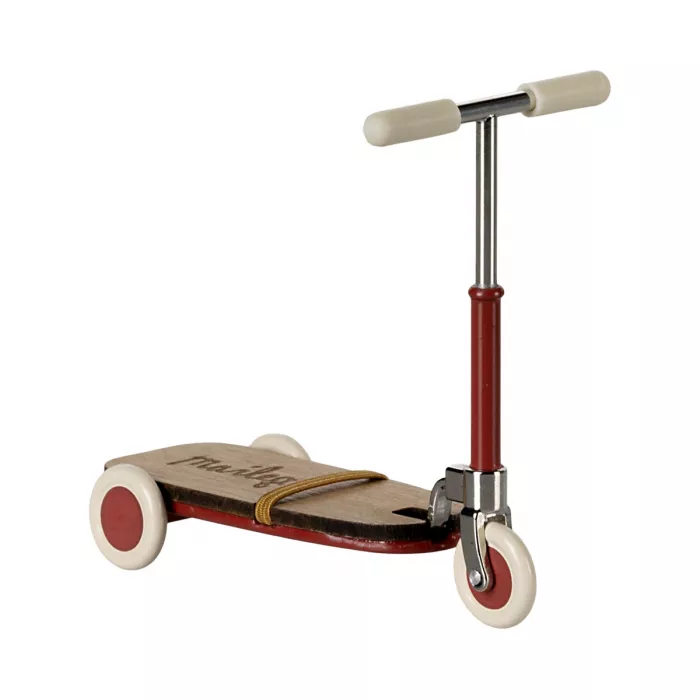 Accesorii pentru casuta de papusi - Trotineta - Red - Maileg