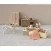 Accesorii pentru casuta de papusi - Café set Mouse - Small - Off white - Maileg