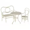 Accesorii pentru casuta de papusi - Café set Mouse - Small - Off white - Maileg