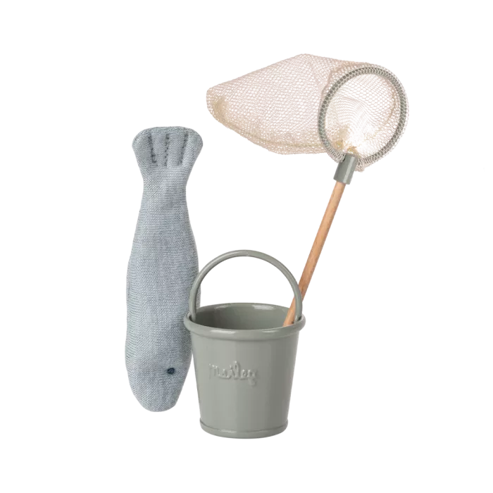 Accesorii de plaja pentru soricei - Fishing set - Mouse - Maileg