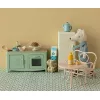 Accesorii pentru casuta de papusi - Minibucatarie - Mint -  Maileg