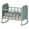 Accesorii pentru casuta de papusi - Patut balansoar metalic - Blue Mint - Maileg