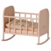 Accesorii pentru casuta de papusi - Patut balansoar metalic - Light Rose - Maileg