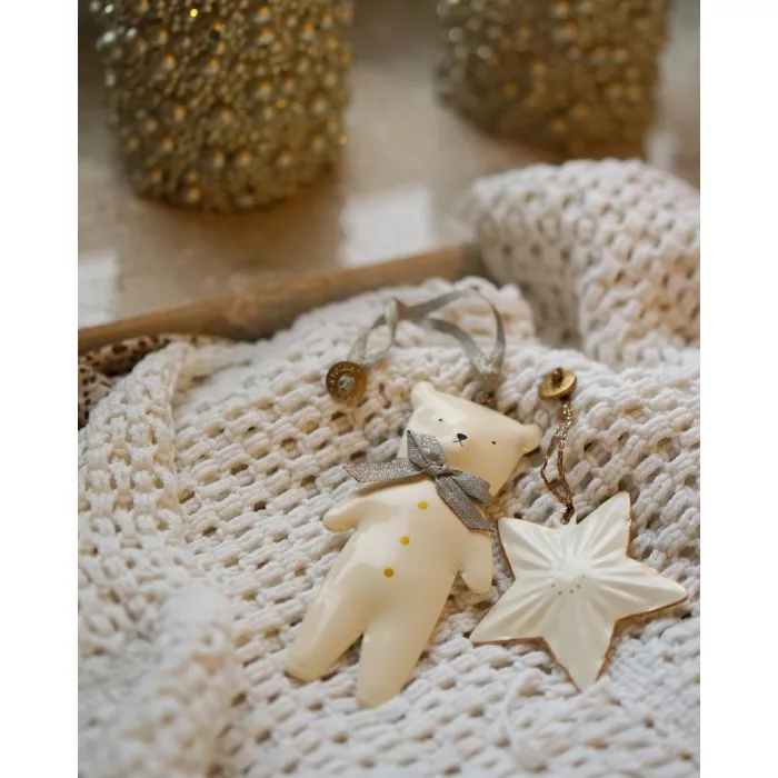 Accesorii pentru Craciun - Ornament metalic - Stea - Maileg