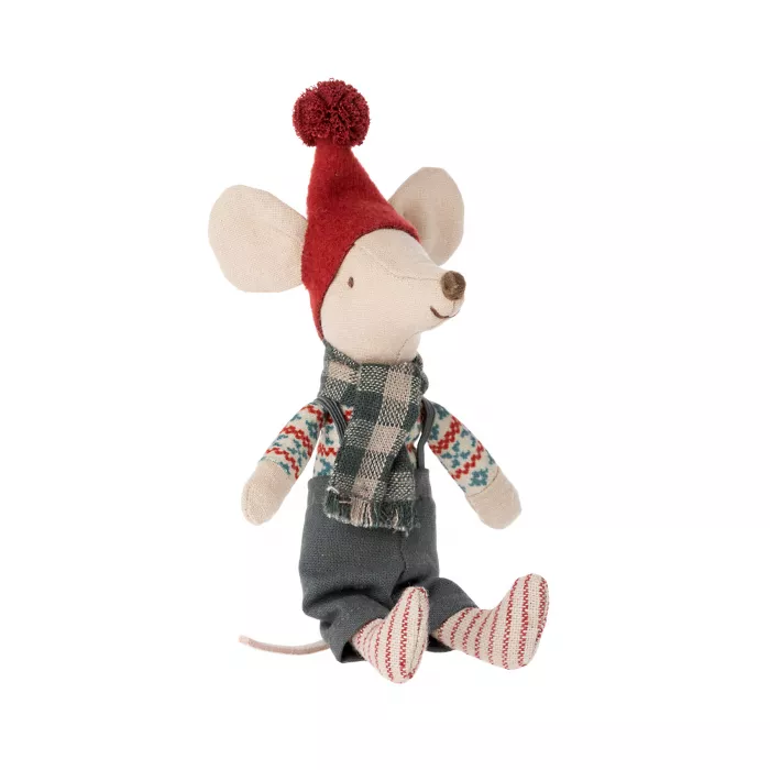 Jucarie textila - CHRISTMAS MOUSE - BIG BROTHER - Maileg