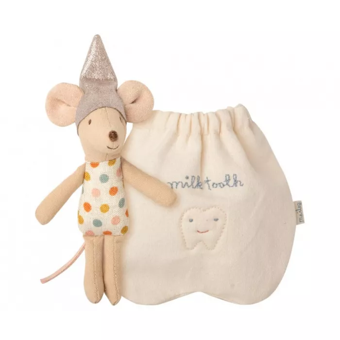 Jucarie textila - TOOTH FAIRY MOUSE IN MATCHBOX - LITTLE SISTER - Maileg