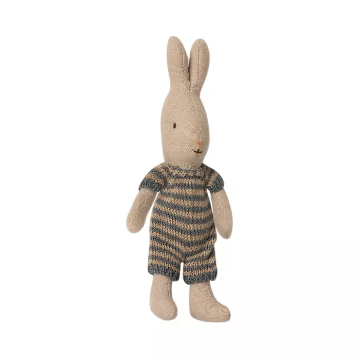 Jucarie textila - MICRO RABBIT W. 3 SETS OF CLOTHES - Maileg