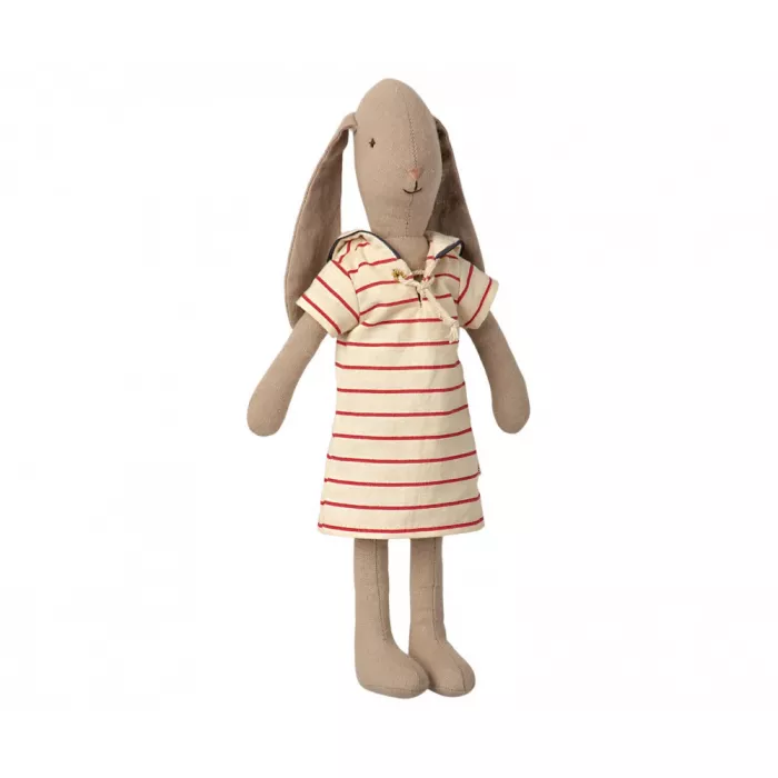 Jucarie textila - BUNNY SIZE 2 - STRIPED DRESS - Maileg