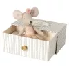 Jucarie textila - DANCING MOUSE IN DAYBED - LITTLE SISTER - Maileg