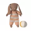 Jucarie textila - Bunny Micro - Brown - Dusty rose - Maileg