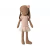 Jucarie textila - Bunny SIZE 1 - Chocolate Brown - Ballet suit and skirt rose - Maileg