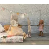 Jucarie textila - Bunny SIZE 1 - Chocolate Brown - Ballet suit and skirt rose - Maileg