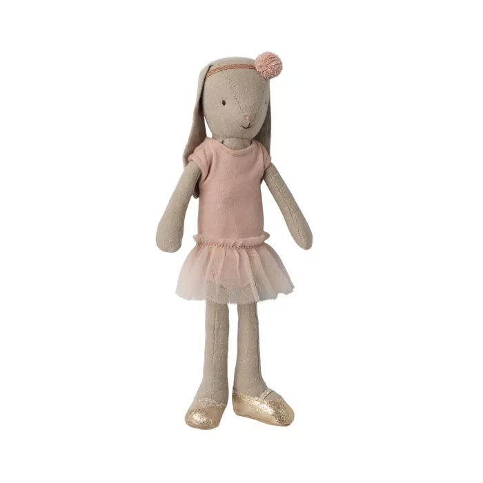 Jucarie textila - Bunny SIZE 2 - Clasic - Ballet suit and skirt rose - Maileg
