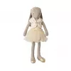 Jucarie textila - Bunny SIZE 3 - Chocolate Brown - Ballet suit and skirt cream - Maileg