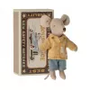 Jucarie textila - MOUSE IN MATCHBOX - BIG BROTHER - Maileg