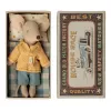 Jucarie textila - MOUSE IN MATCHBOX - BIG BROTHER - Maileg