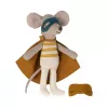 Jucarie textila - SUPER HERO MOUSE - LITTLE BROTHER IN MATCHBOX - Maileg