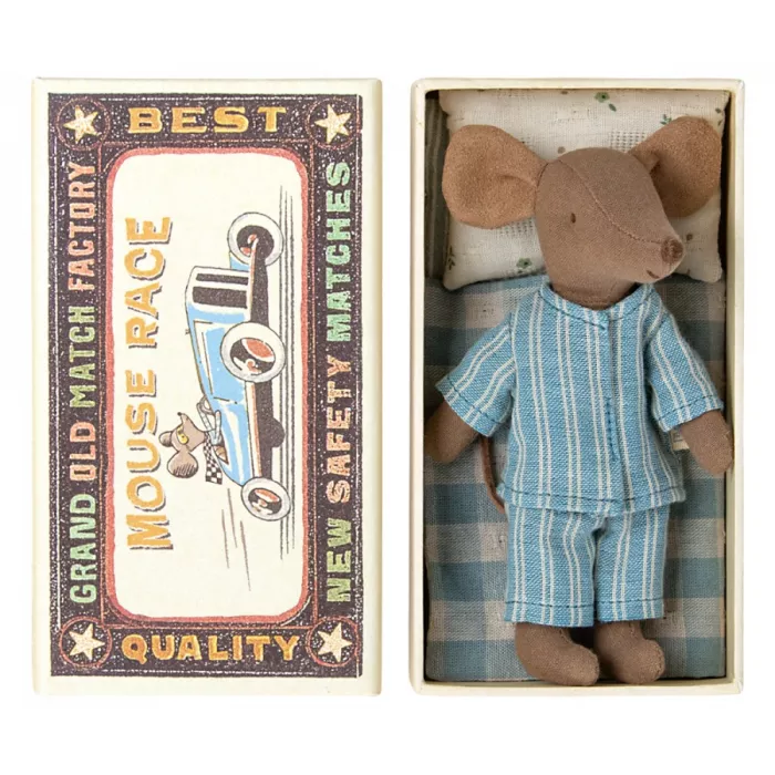 Jucarie textila - MOUSE IN MATCHBOX - BIG BROTHER - Maileg