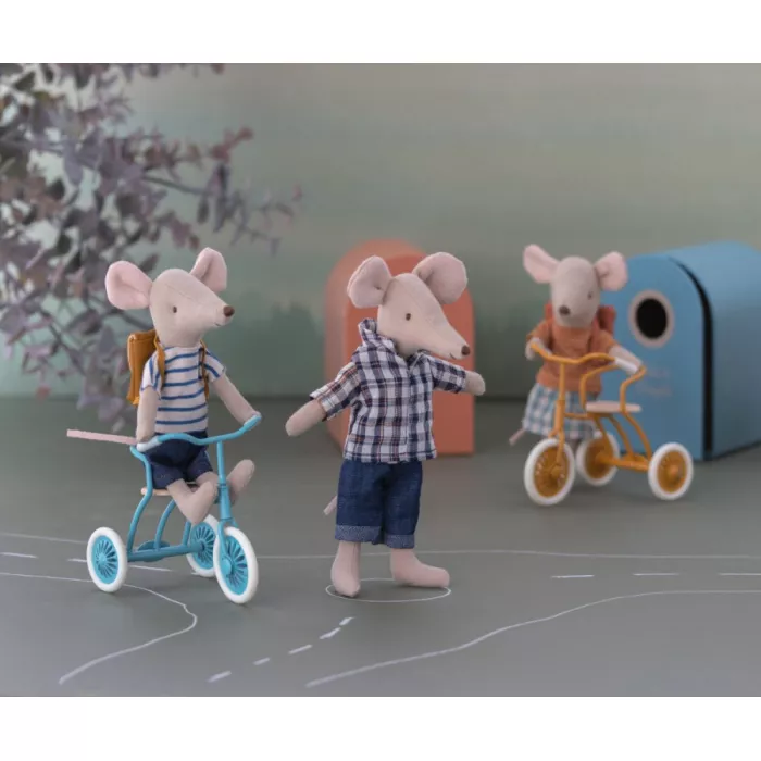 Jucarie textila - Tricycle Mouse - BIG BROTHER - Maileg