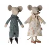 Jucarie textila - GRANDMA AND GRANDPA MICE IN CIGARBOX - Maileg