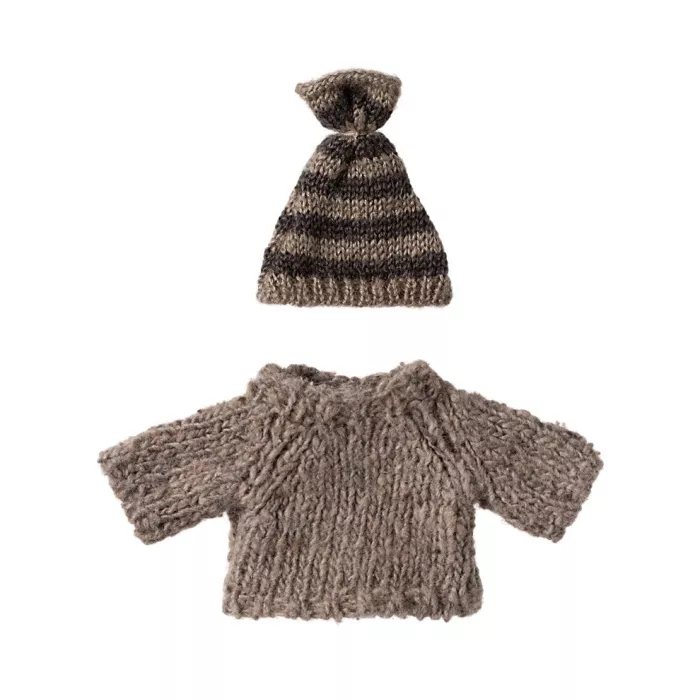 Accesorii - Knitted sweater and hat - Big brother - Maileg