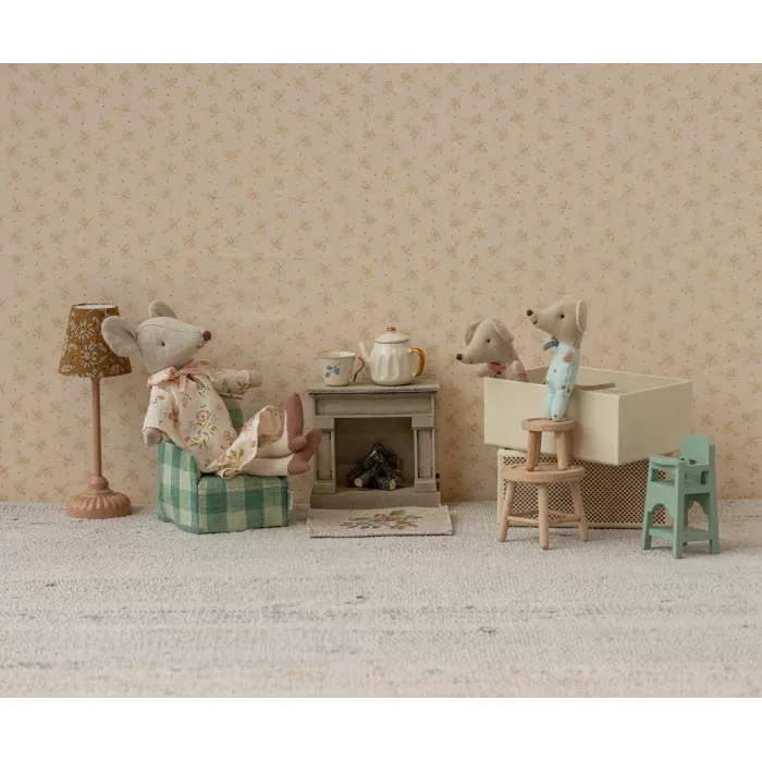 Jucarie textila - TWINS IN MATCHBOX - BABY MICE - Maileg