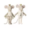 Jucarie textila - ROYAL TWINS MICE - LITTLE SISTER AND BROTHER IN MATCHBOX - Maileg