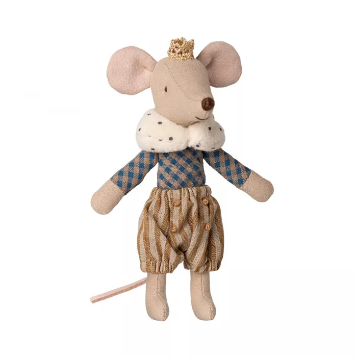 Jucarie textila - PRINCE MOUSE - BIG BROTHER - Ocher - Maileg
