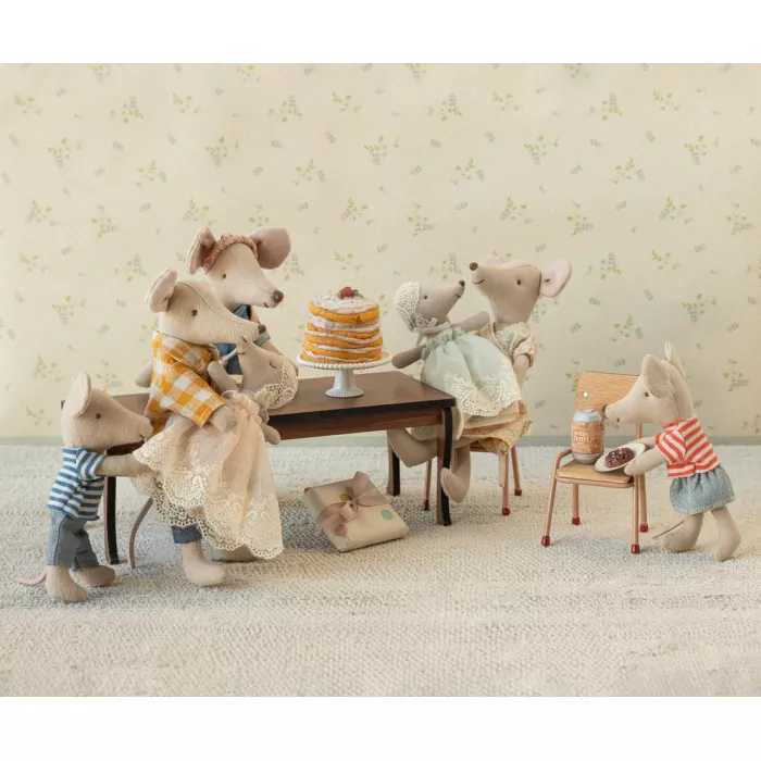 Jucarie textila - Baby mouse in gown - Mint - Maileg