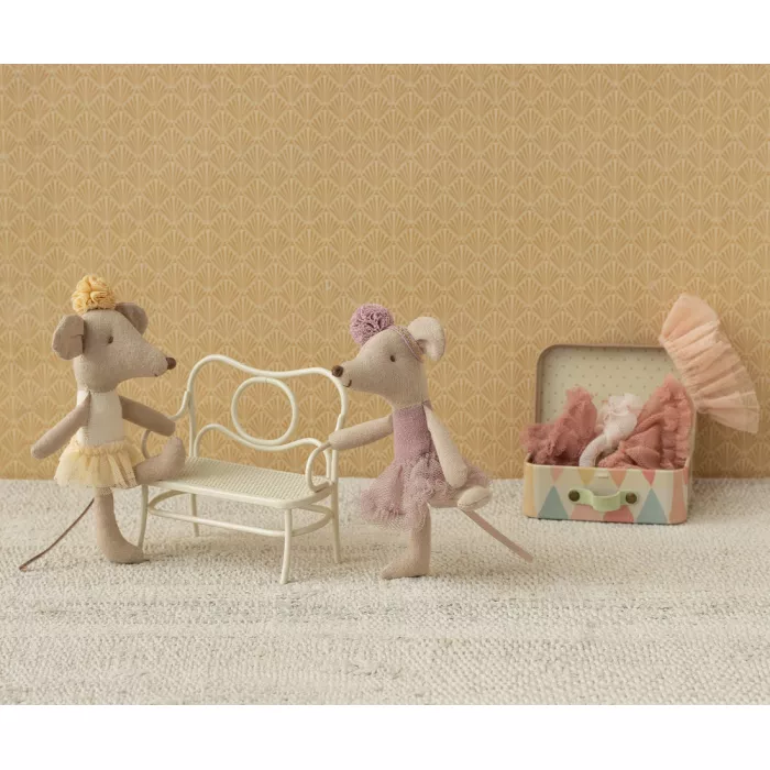 Jucarie textila - Ballerina mouse - Little sister - Heather - Maileg