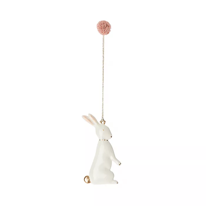 Decoratiune de Paste din metal pictata manual - Easter Bunny nr 2 - Maileg