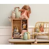 Ou metalic cadou cu mielusel de plus - Dusty Mint - Maileg