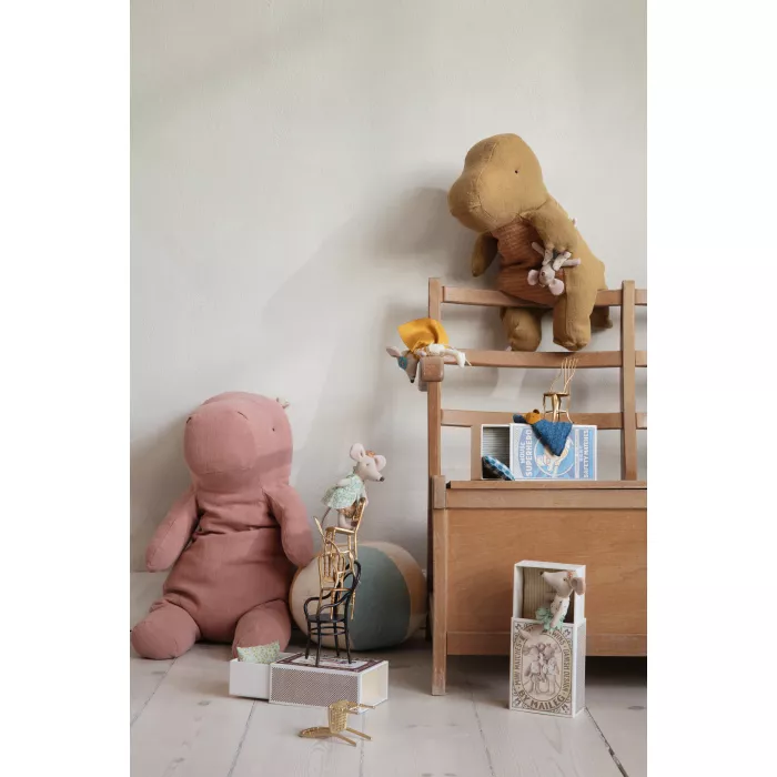 Jucarie textila - SUPER HERO MOUSE IN MATCHBOX - LITTLE BROTHER - Maileg