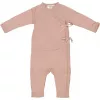 Salopeta din lana merinos cu model pointelle pentru bebelusi - Rula - Burnt Rose - MarMar Salopeta din lana merinos cu model pointelle pentru bebelusi - Rula - Burnt Rose - MarMar