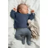 Bluza cu maneca lunga din lana merinos - Toll - Mid Blue Mel - MarMar Bluza cu maneca lunga din lana merinos - Toll - Mid Blue Mel - MarMar