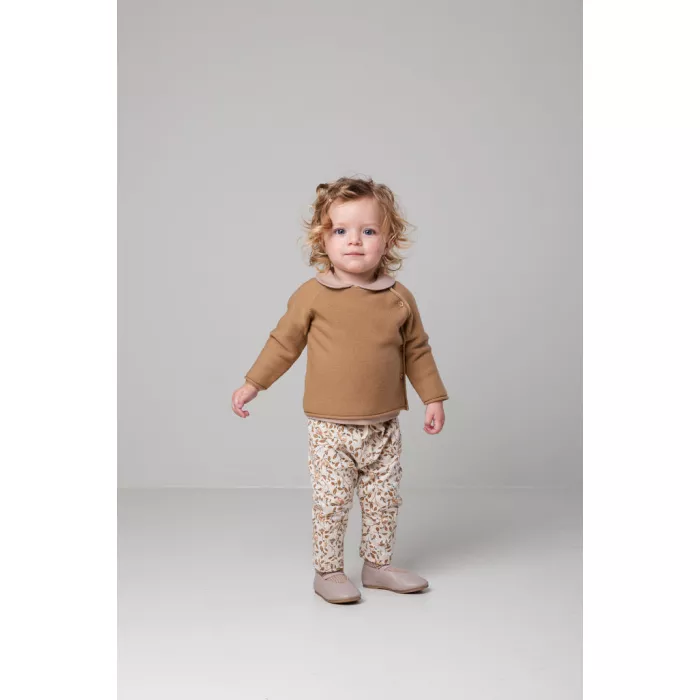 Bluza cu maneca lunga din lana merinos - Toll - Light Brown - MarMar Bluza cu maneca lunga din lana merinos - Toll - Light Brown - MarMar